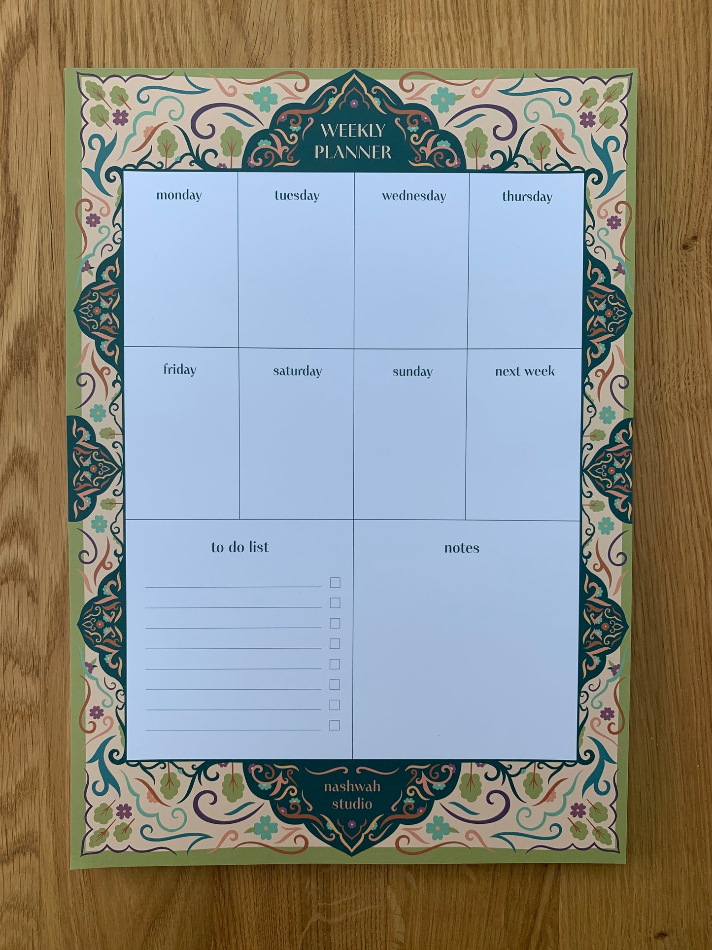 A4 Weekly Planner Notepad