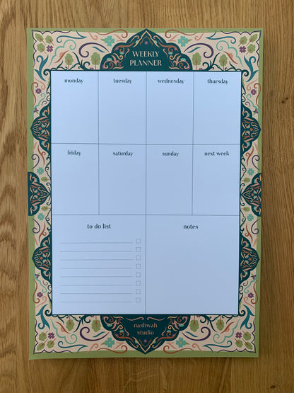 A4 Weekly Planner Notepad