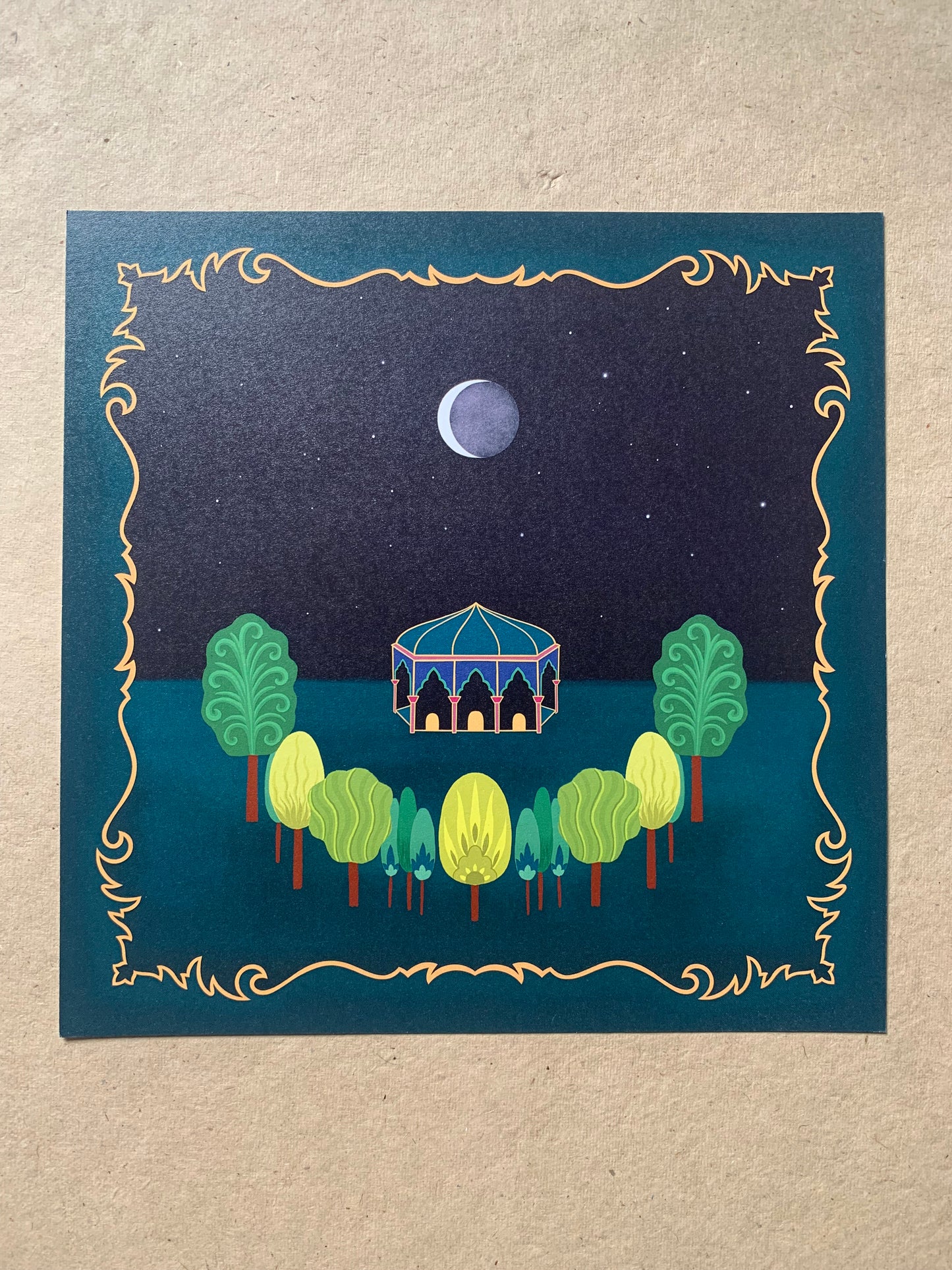 Under the Moonlight - Square Print