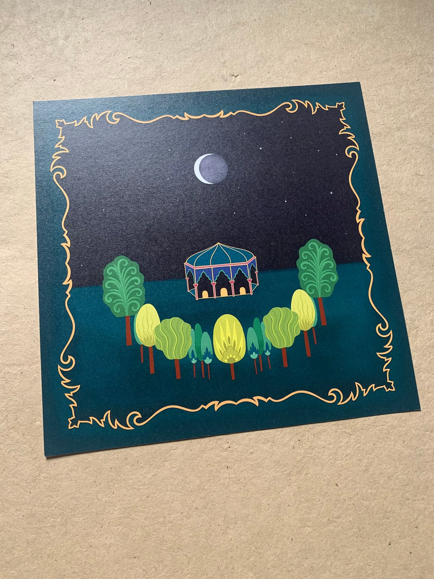 Under the Moonlight - Square Print